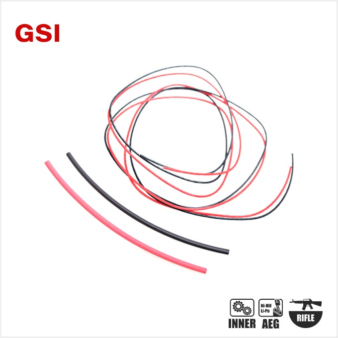GSI Fluorine resin[Teflon] Thin Wire Set 불소수지[테프론] 배선세트- 120CM*2