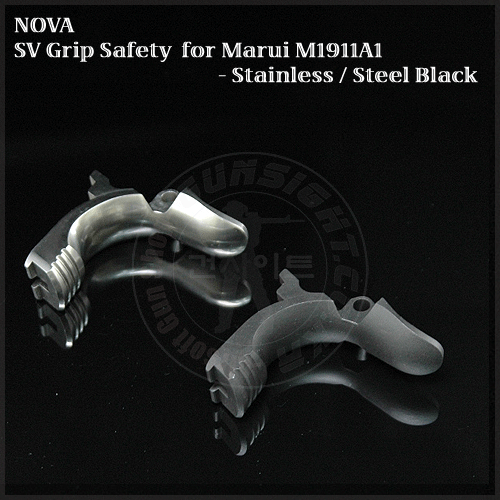 NOVA Steel Grip Safety for Marui 1911A1 / 5.1 - (Ed Brown / SV) [A-02-SS]
