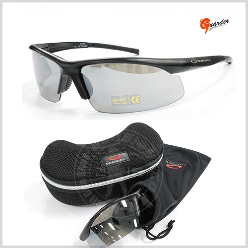 Guarder G-C6 Polycarbonate Eye Protection Glasses ( Flat Black / Ver. 2010 )