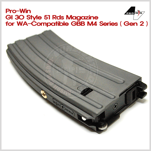 [입고]Pro-Win GI 30 Style 51 Rds Magazine for Inokatsu GBB/ WA GBB( Gen 2 )