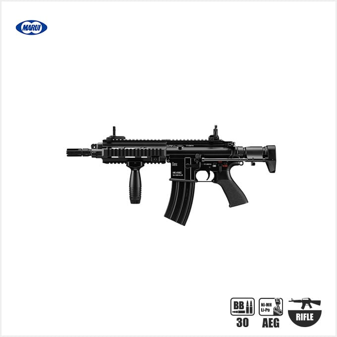 MARUI HK416C CUSTOM BK 블로우백 전동건(GSI 감속기 포함!)