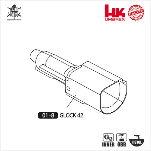 VFC Loading Nozzle for UMAREX GLOCK42 로딩 노즐