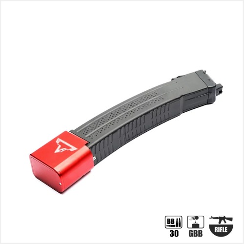 VFC APFG TT-Style Extended Base Pad Gas Magazine (RED) for MPX-K GBB 탄창(30발)