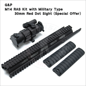G&amp;P M14 RAS Kit with Military Type 30mm Red Dot Sight 