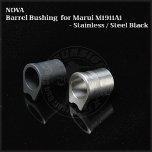 NOVA Barrel Bushing for Marui 1911A1 Stainless Silver (Caspian) [B-03-SS]