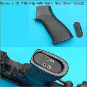 G&amp;P Systema TD M16 그립 -메탈 그립 커버 포함(Black) 