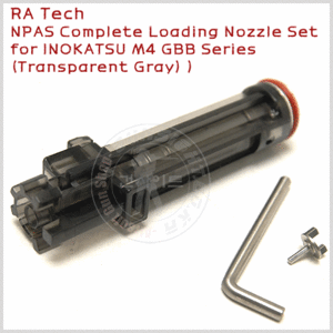 RA Tech NPAS INOKATSU M4시리즈용 Complete Loading 로딩노즐-Transparent Gray