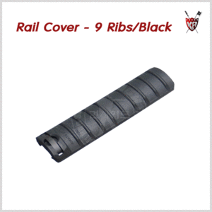KING ARMS Rail Cover - 9 Ribs/Black