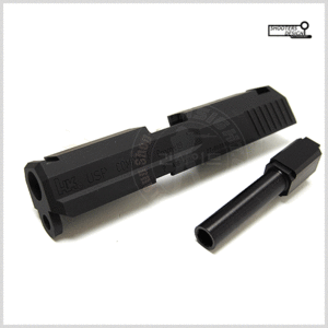 SD Metal Slide &amp; Barrel for KSC USP Compact System 7 ( Black )
