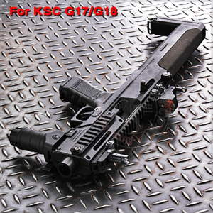 [레플리카]HR type Carbine Conversion Kit for KSC G17/G18 (BK)