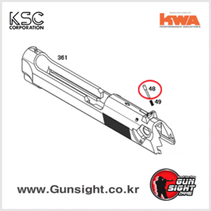 KSC(KWA) M9/ M9A1 (Part no. 48)